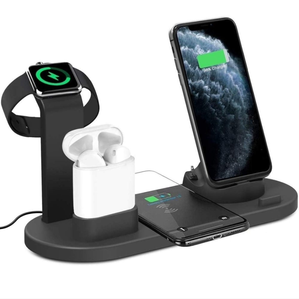 5 in 1 Wireless Charger for android and ios plus iWatch Stand